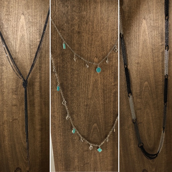 3 Express long necklaces. - Picture 1 of 4